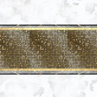 a gold and silver frame on a white background
